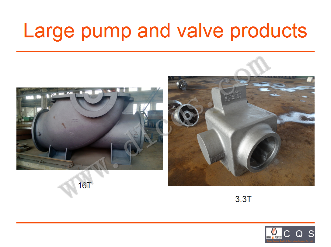 LARGE PUMP AND VALVE PRODUCTS