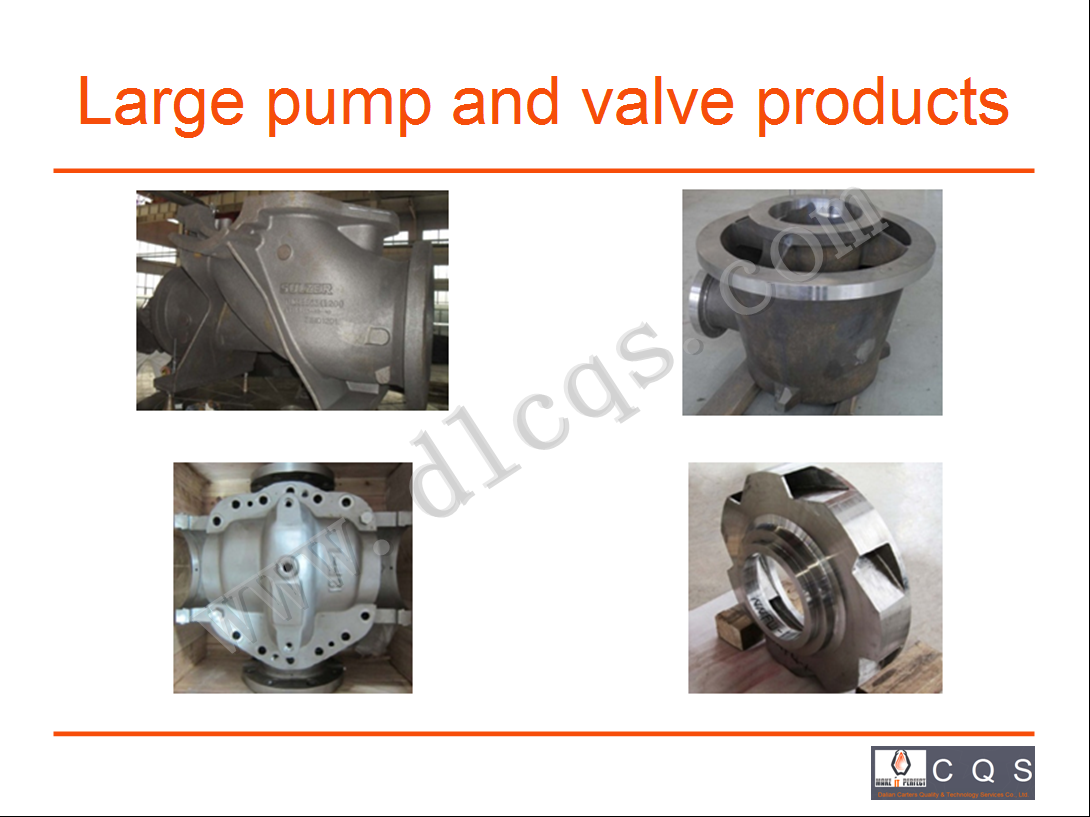 LARGE PUMP AND VALVE PRODUCTS